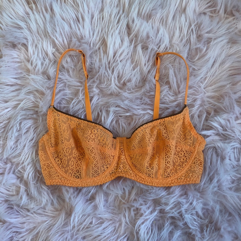 Orange Free People Intimately Bralette